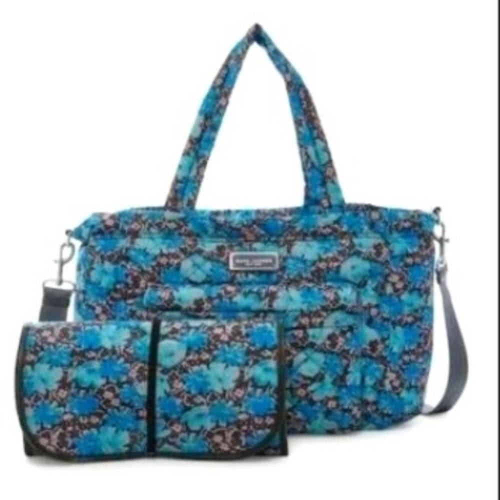 Marc Jacobs Blue Wildflower Baby Diaper Bag